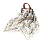 100% Mulberry Silk Large Square Scarf for Women