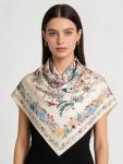 100% Mulberry Silk Large Square Scarf for Women