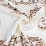 RIIQIICHY Printed Silk Hair Scarf 35 Inches