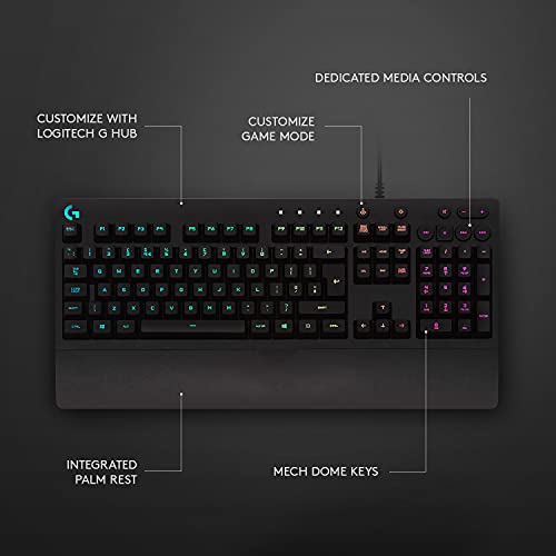 Logitech G213 Pro Gaming Keyboard with RGB Keys