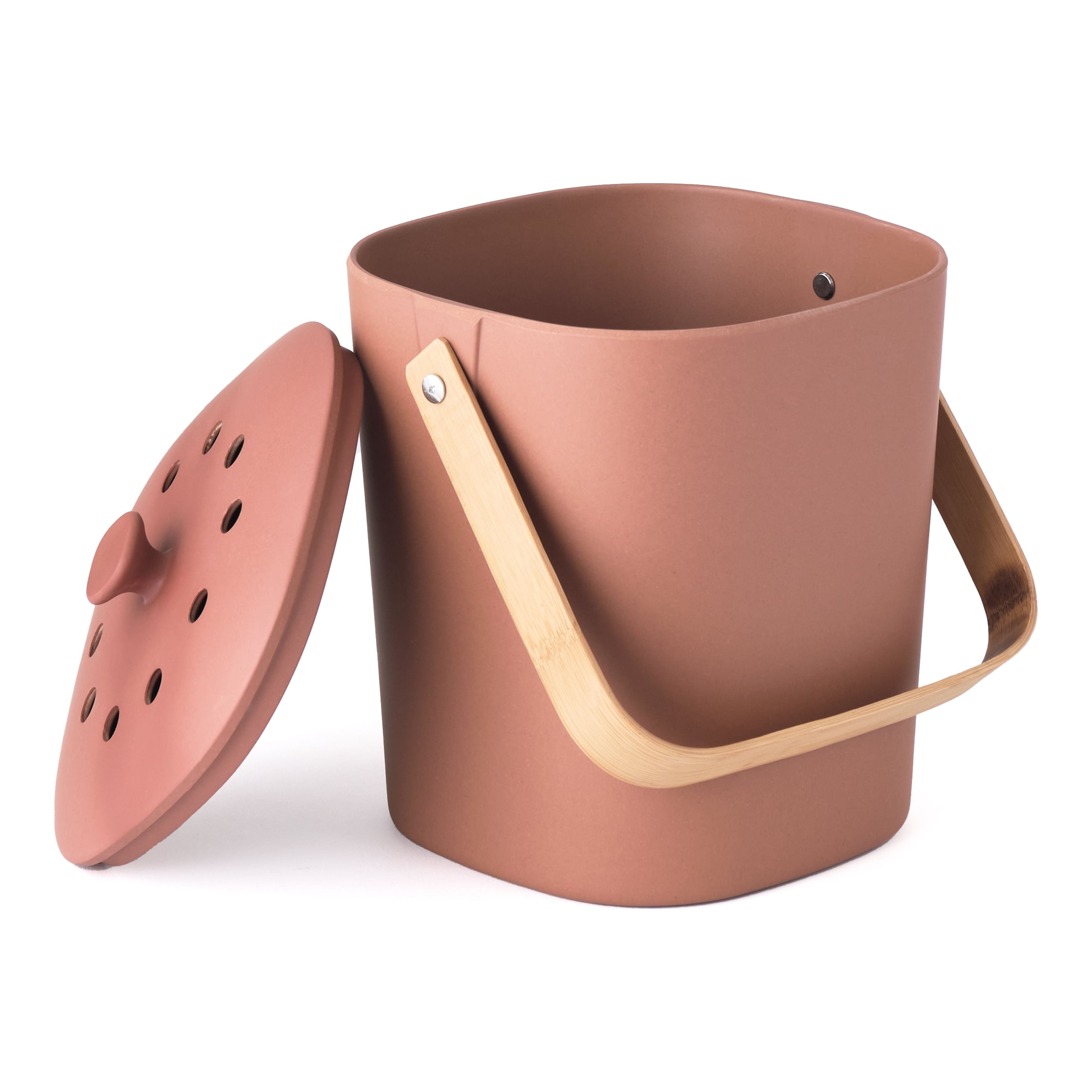 Bamboozle Kitchen Compost Bowl in Graphite