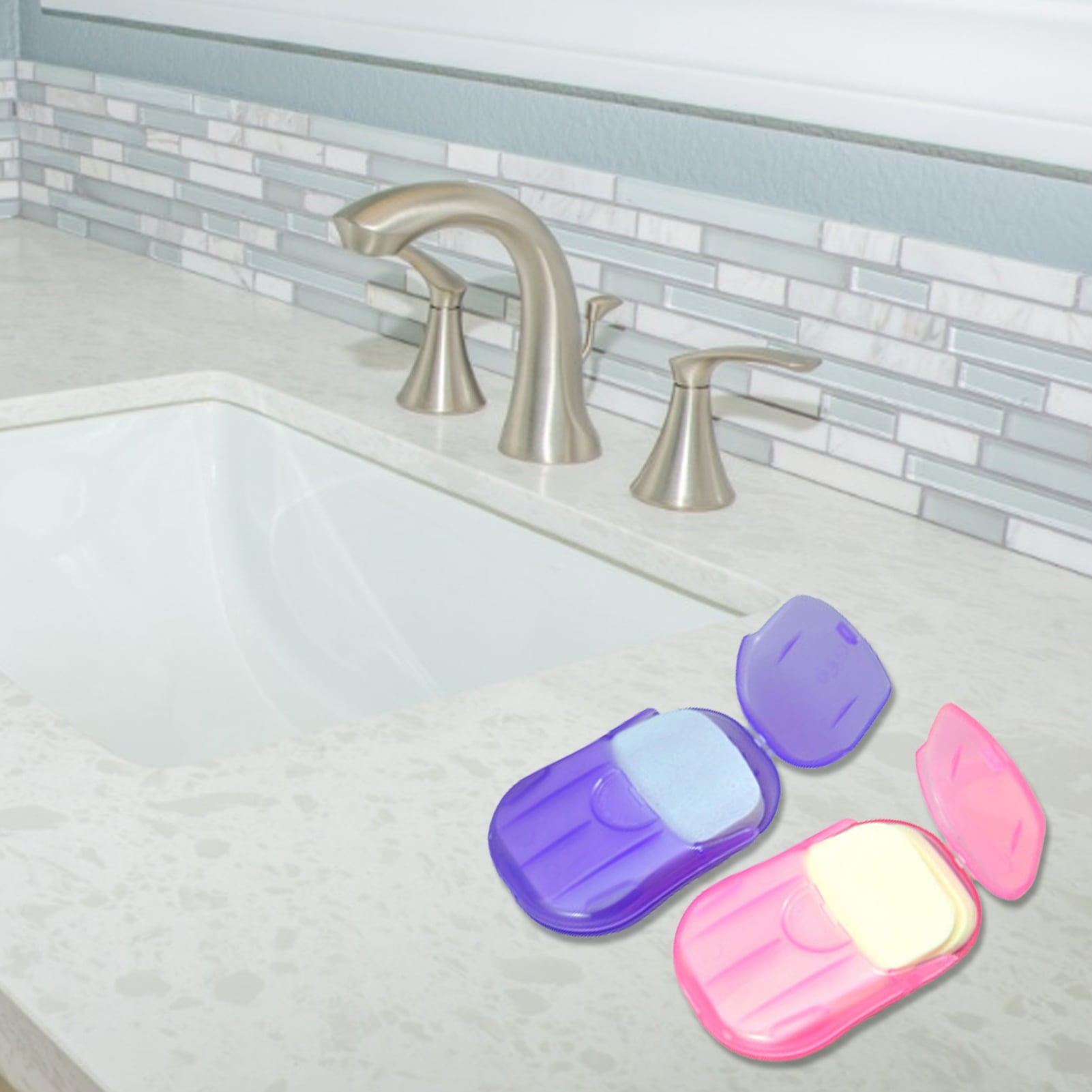 Mosey Mini Eco-Friendly Travel Paper Soap Set