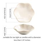 Ceramic Candle Holder for Pillar and Tealights