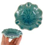 Blue Ceramic Oil Warmer and Tealight Holder