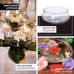 Clear Floating Candle Glass Bowls - 7