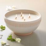 5-Wick Citronella Scented Bowl Candle - Cream