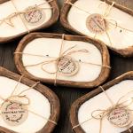 Lavender Scented Soy Wax Dough Bowl Candle