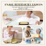 2 Pack Wooden Dough Bowl Candles - Sage & Eucalyptus