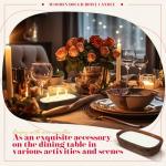 Wood Dough Bowl Candle Set - Scented Soy Candles