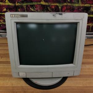 HP 700/41 Amber Monochrome Terminal CRT Monitor