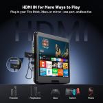 Portable TV/DVD Combo with Swivel Screen