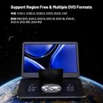 Portable TV/DVD Combo with Swivel Screen