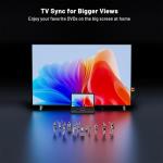 Portable TV/DVD Combo with Swivel Screen