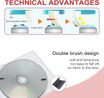 DVD Player Cleaner Kit with Double Brush