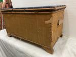 Vintage Wooden Storage Trunk Chest, 28"x15"x15