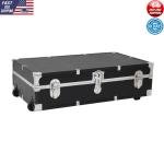Lockable Under Bed Storage Trunk with Wheels