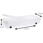 Cleverstore Wheeled Storage Boxes, Under Bed, 68 Qt