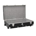 Seward Black Rolling Under Bed Storage Trunk