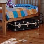 Rolling Under-Bed Storage Trunk with Wheels