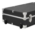Lockable Under Bed Storage Trunk with Wheels