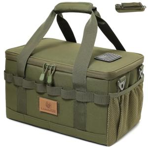 Lemubeane 18L Tactical Camping Storage Tote - Army Green