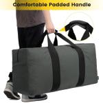 Extra Large Grey Travel Duffle Bag - 100L