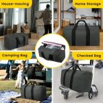 Extra Large Grey Travel Duffle Bag - 100L