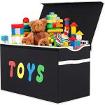 Extra Large Collapsible Toy Storage Chest - Black
