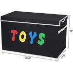 Extra Large Collapsible Toy Storage Chest - Black