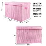 Large Pink Toy Storage Chest for Kids
