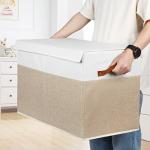 Large Toy Storage Box with Lid and Dividers