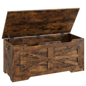 Toy Chest Storage Bench with Safety Hinge