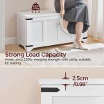 Wooden Storage Trunk with 2 Safety Hinges