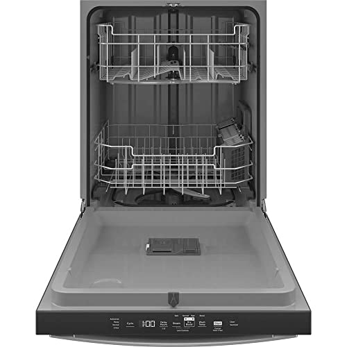 GE® Top Control Plastic Interior Dishwasher