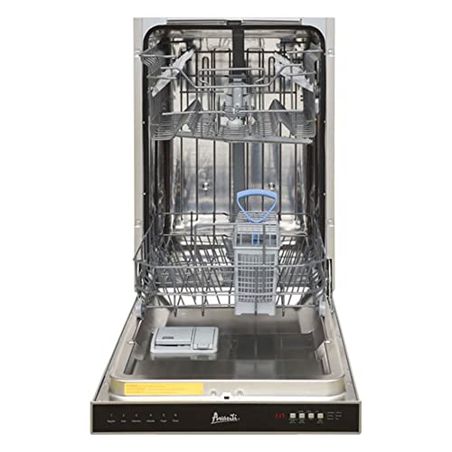 Avanti 18-Inch Built-in Dishwasher with 3 Wash Options