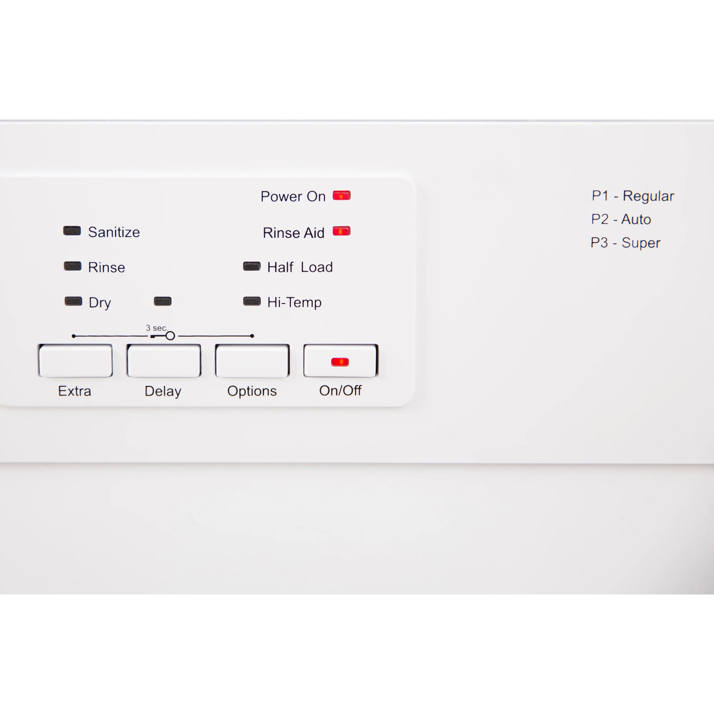 White Front Control 24" Magic Clean Dishwasher