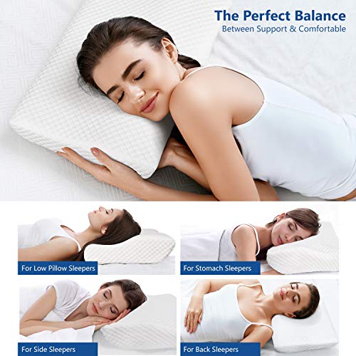 Adjustable Memory Foam Pillow for Neck Pain Relief