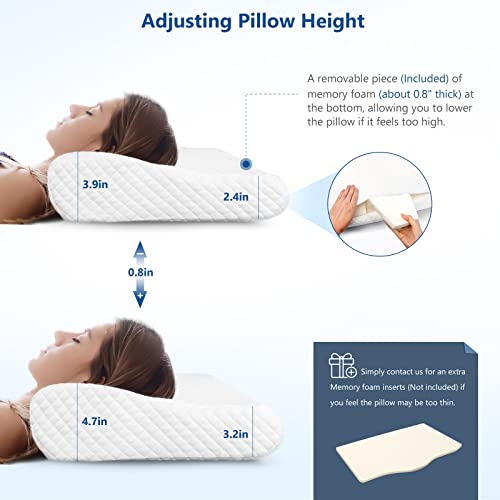 Adjustable Memory Foam Pillow for Neck Pain Relief