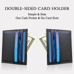 Slim RFID Blocking Leather Credit Card Holder