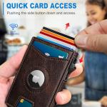 Slim RFID Wallet with Money Clip for Men