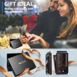 Slim RFID Wallet with Money Clip for Men