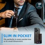 Slim RFID Wallet with Money Clip for Men