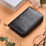 Easyoulife Leather Zipper Wallet for 26 Cards