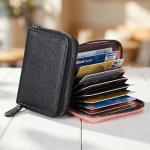 2 Pack Zipper Credit Card Holders in 2 Colors