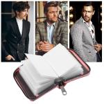 2 Pack Zipper Credit Card Holders in 2 Colors