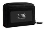 ZHOMA RFID Leather Credit Card Case - Black