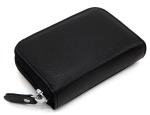 ZHOMA RFID Leather Credit Card Case - Black