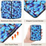 ELFISH RFID Blocking Aluminum Credit Card Case - Blue Butterfly