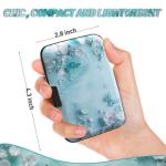 Teal Butterfly RFID Card Holder Wallet