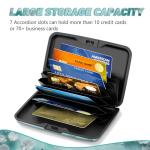 Teal Butterfly RFID Card Holder Wallet